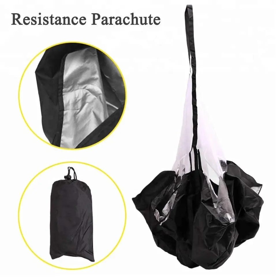 Custom colorful power speed training running resistance parachute umbrella for football soccer