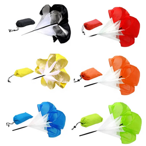 Custom colorful power speed training running resistance parachute umbrella for football soccer