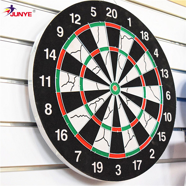 BSCI Ningbo Junye bristle surround plastic dart score board and dart board