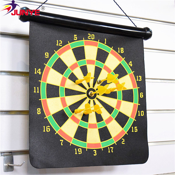 custom mini fabric dartboard mat magnetic dart back board for kids