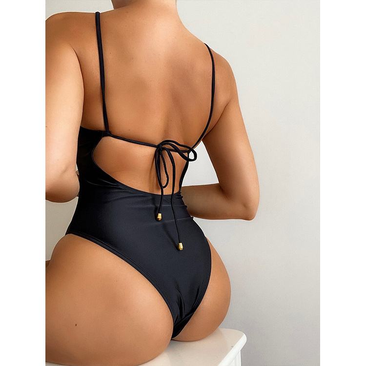 Mills Sisters 2021 Women One Piece Quality Elegant Swimwear Extreme Bikinis Bathing Suits Female Backless Swimsuit