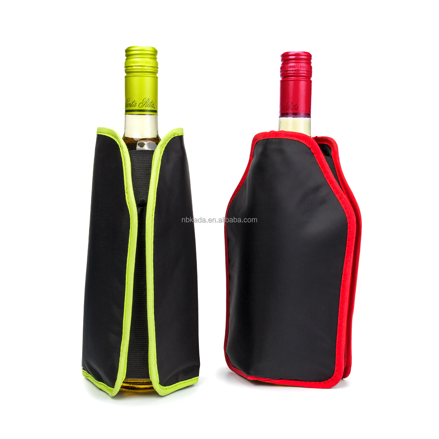 Wholesale Blank Gel sublimation Cooler Bag Wine Bottle Beer Holder Skinny Sleeve 6 Pack Tube Neoprene Can Cooler With Your Logo