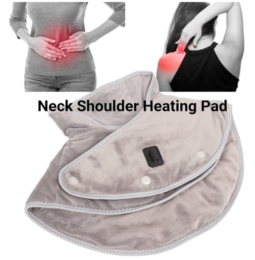 Hot selling products 2024 Adjustable Neck Heating Pad Support Brace Relaxer Soft Cervical Collar Physical Therapy for Pain Relie