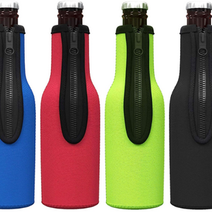 Best selling products 2024 Insulated wine tote bag cold-keep carrier zip-up neoprene wine cooler bottle beer sleeve