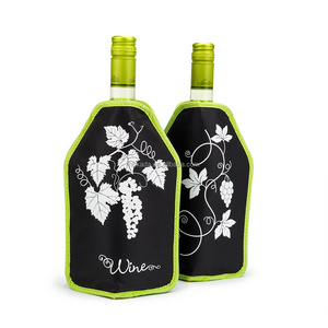 Wholesale Blank Gel sublimation Cooler Bag Wine Bottle Beer Holder Skinny Sleeve 6 Pack Tube Neoprene Can Cooler With Your Logo