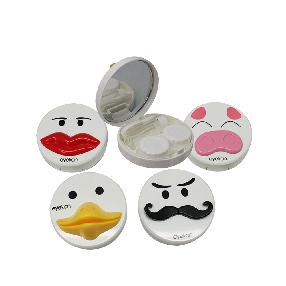 hot sale contact lens case/ travel kit/Convenient contact lenses box contact lens cleaner machine