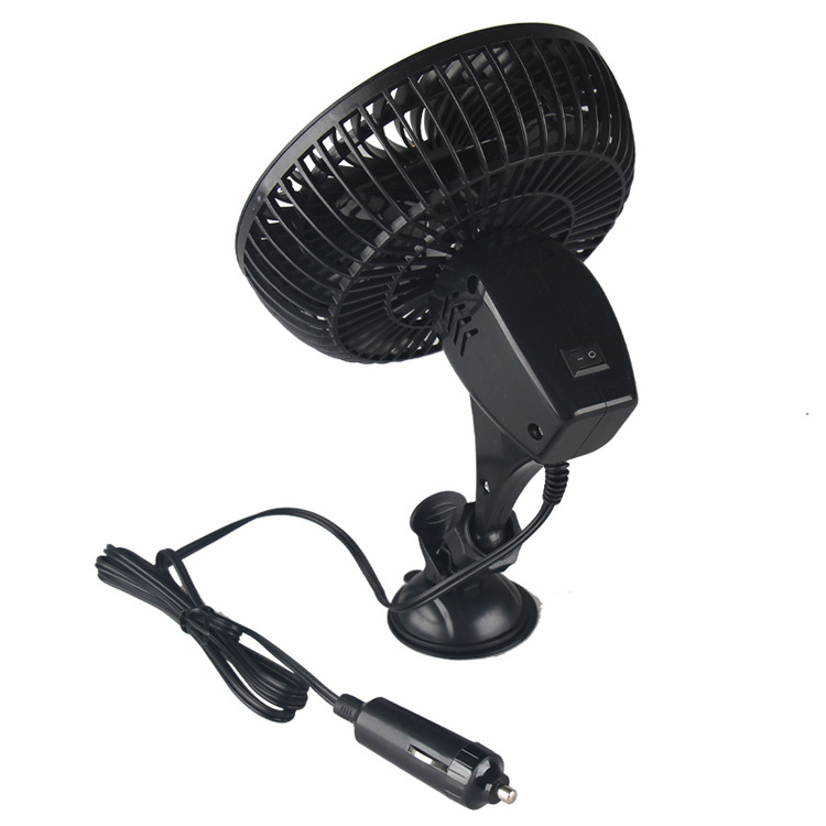 wholesale adjustable portable vehicle car 360 degree rotating car cooling fan