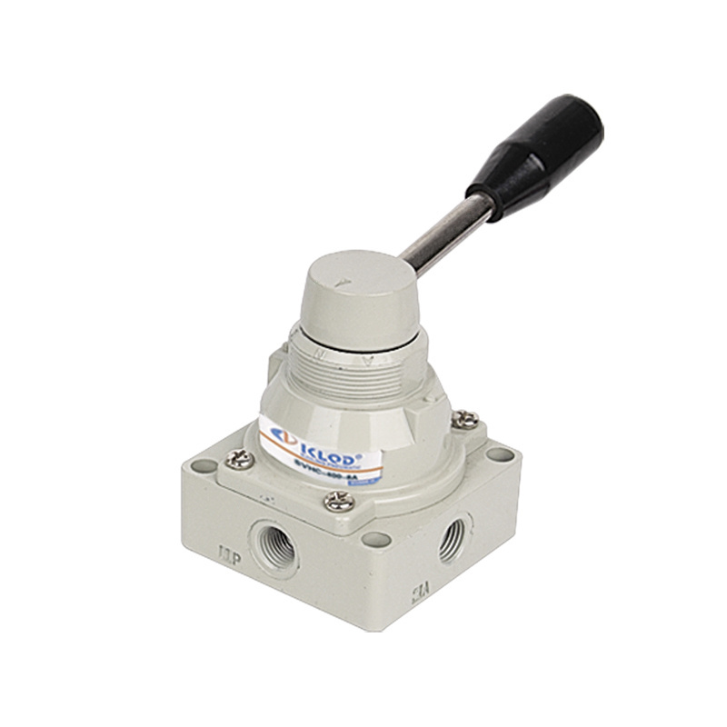 4/3 Way 4HV Series Pneumatic Manual Hand Switch Valve