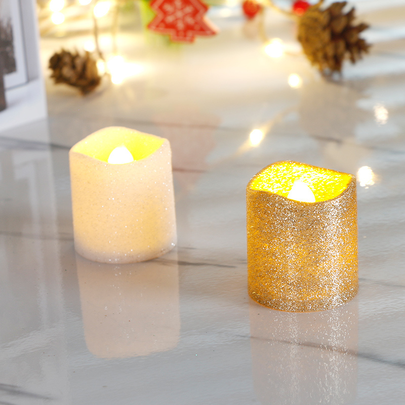 KSWING Newish Wholesale Christmas Battery Operated Electric Flameless Plastic Mini Candles LED Tea Light