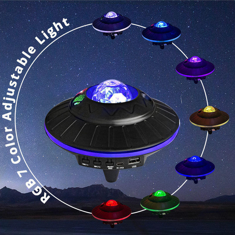 KSWING New UFO Galaxy RGB LED Laser Lamp  Night Light Projector Aurora Starlight Projector