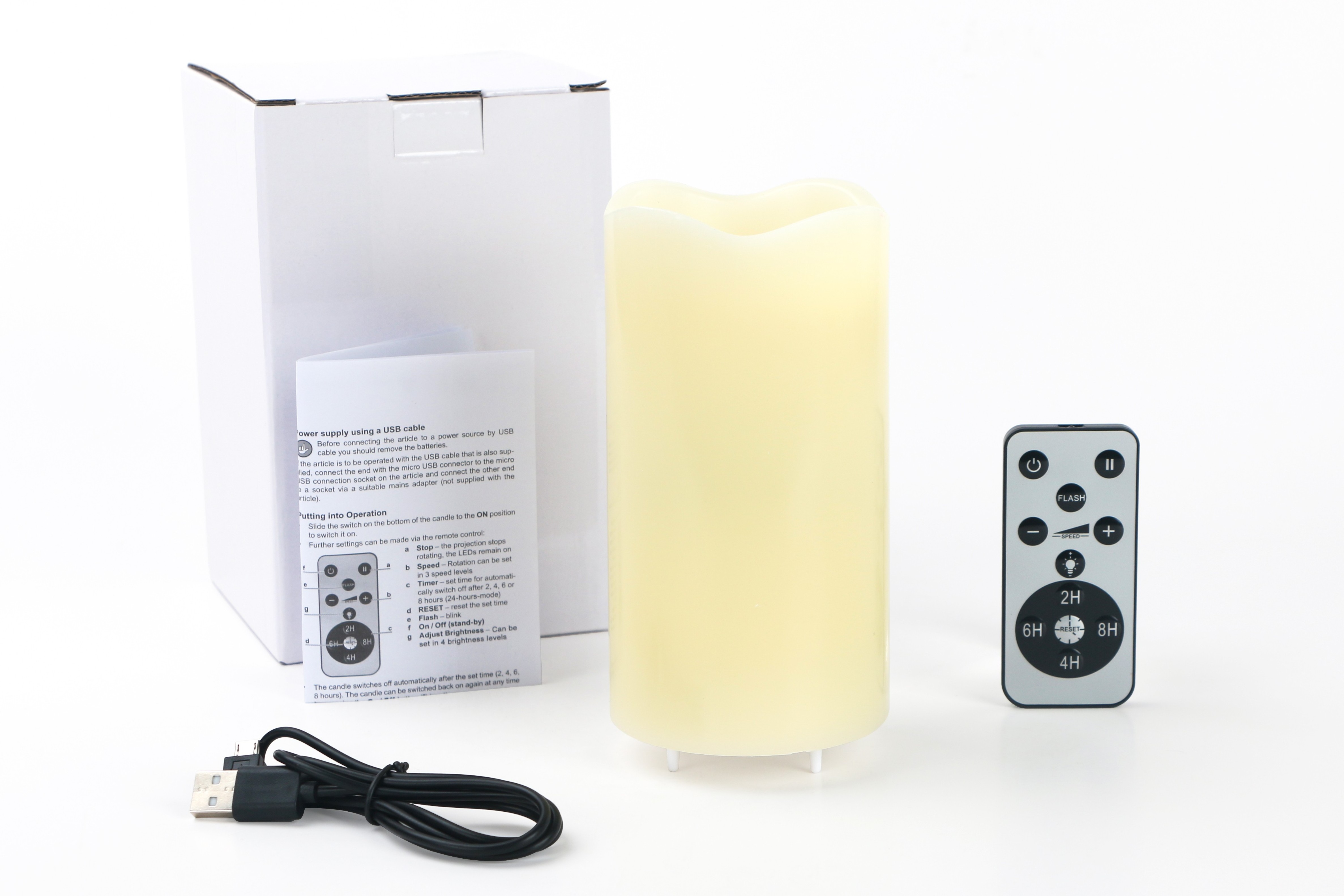 KSWING HOT SALE flameless pillar wax wholesale flickering led  remote control candle lights