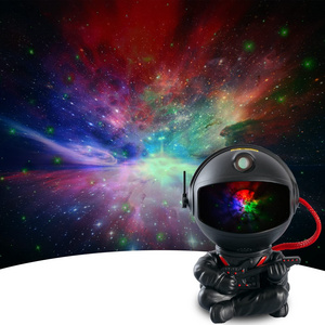 KSWIN Black Sitting Guitar Astronaut Projector Ocean Wave Star Light galaxy projector Baby led Astronaut Lamp Starry Night Light