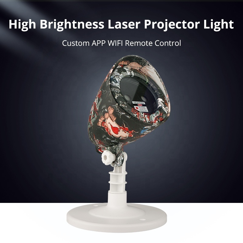 KSWING Custom Water Transfer Halloween Garden Laser Projector Lights