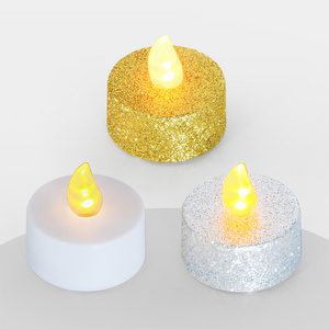 KSWING 3d real flame Christmas battery operated tea light home decoration set  led tea light