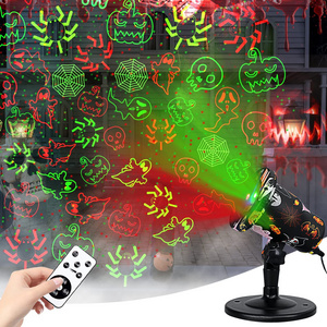 KSWING New Halloween Decorating Laser Lamp Waterproof Outdoor Garden Lights LED Red Green Laser 3R Remote Control for holiday