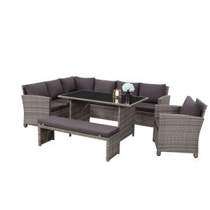 patio furniture sets outdoor rattan sofa outdoor  garden  patio  furniture sectional with ottoman