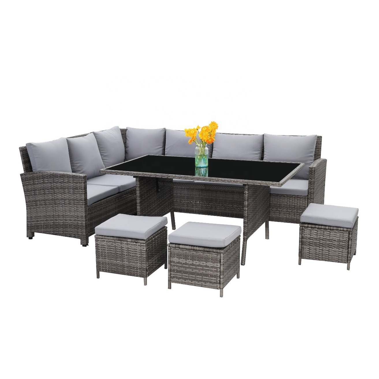 2021 Wholesale white rattan outdoor furniture , wicker furniture