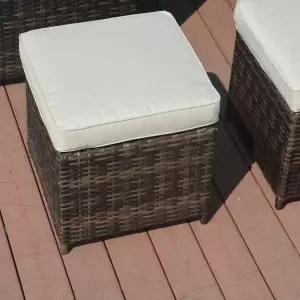 High Quality Rattan Cube Set for 10 Person Outdoor Wicker Patio Furniture with Competitive Price