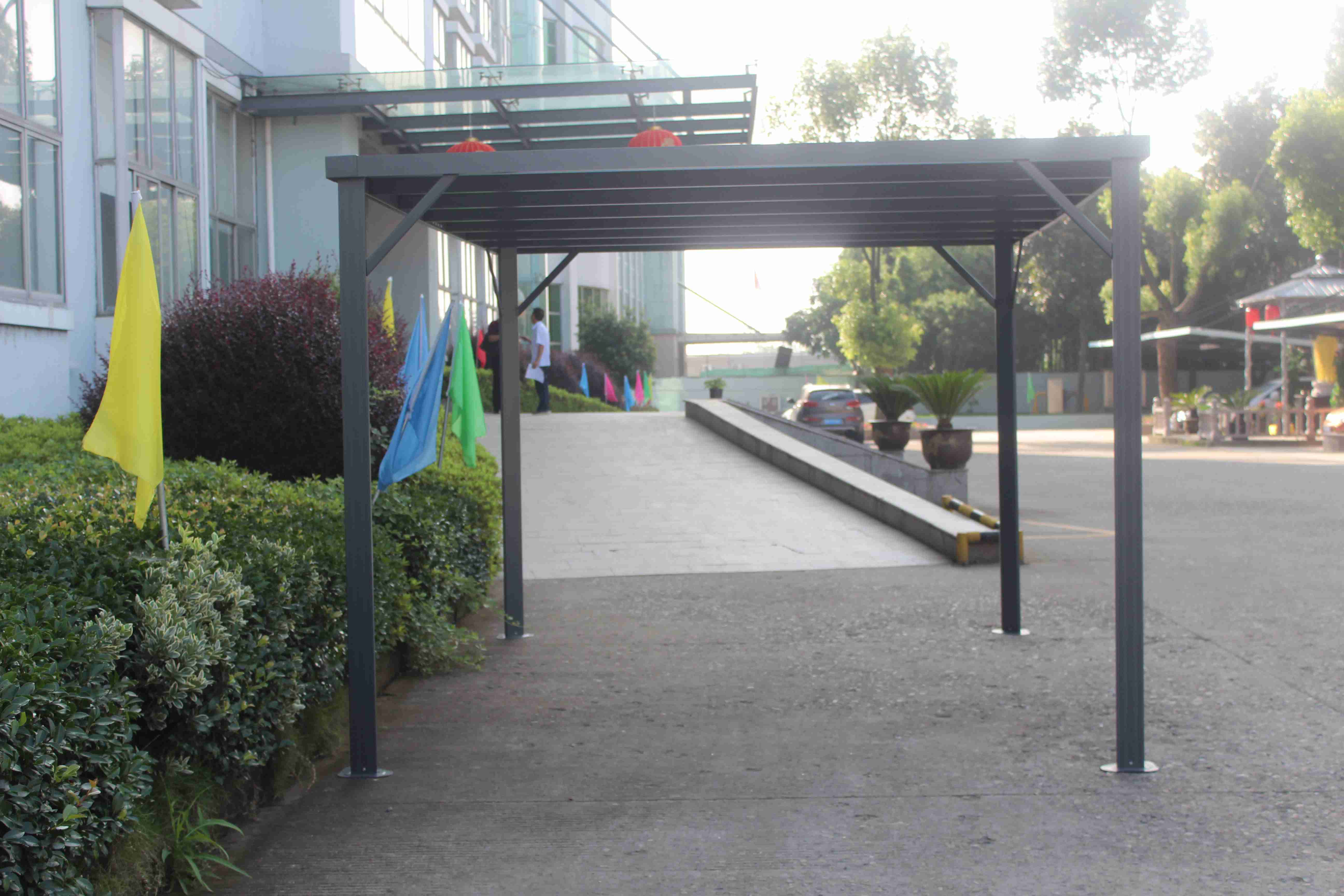 KOZEN factory Luxury Large Aluminum Patio Gazebo Glass Material Metal Gazebo Having overseas warehouses