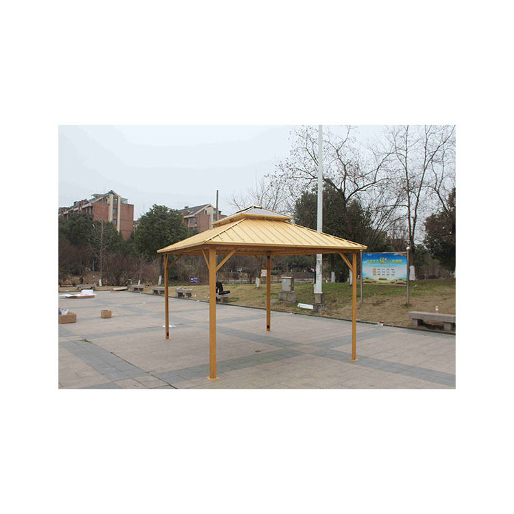 KOZEN factory Aluminum Gazebo Kits Ventilated Roof Design Very Sturdy Aluminum Gazebo Having overseas warehouses