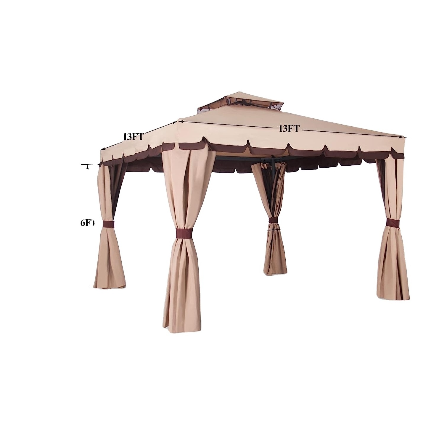 Good Quality Metal Roof Hardtop Hanging Wild Bird Feeder Outdoor Waterproof Gazebo