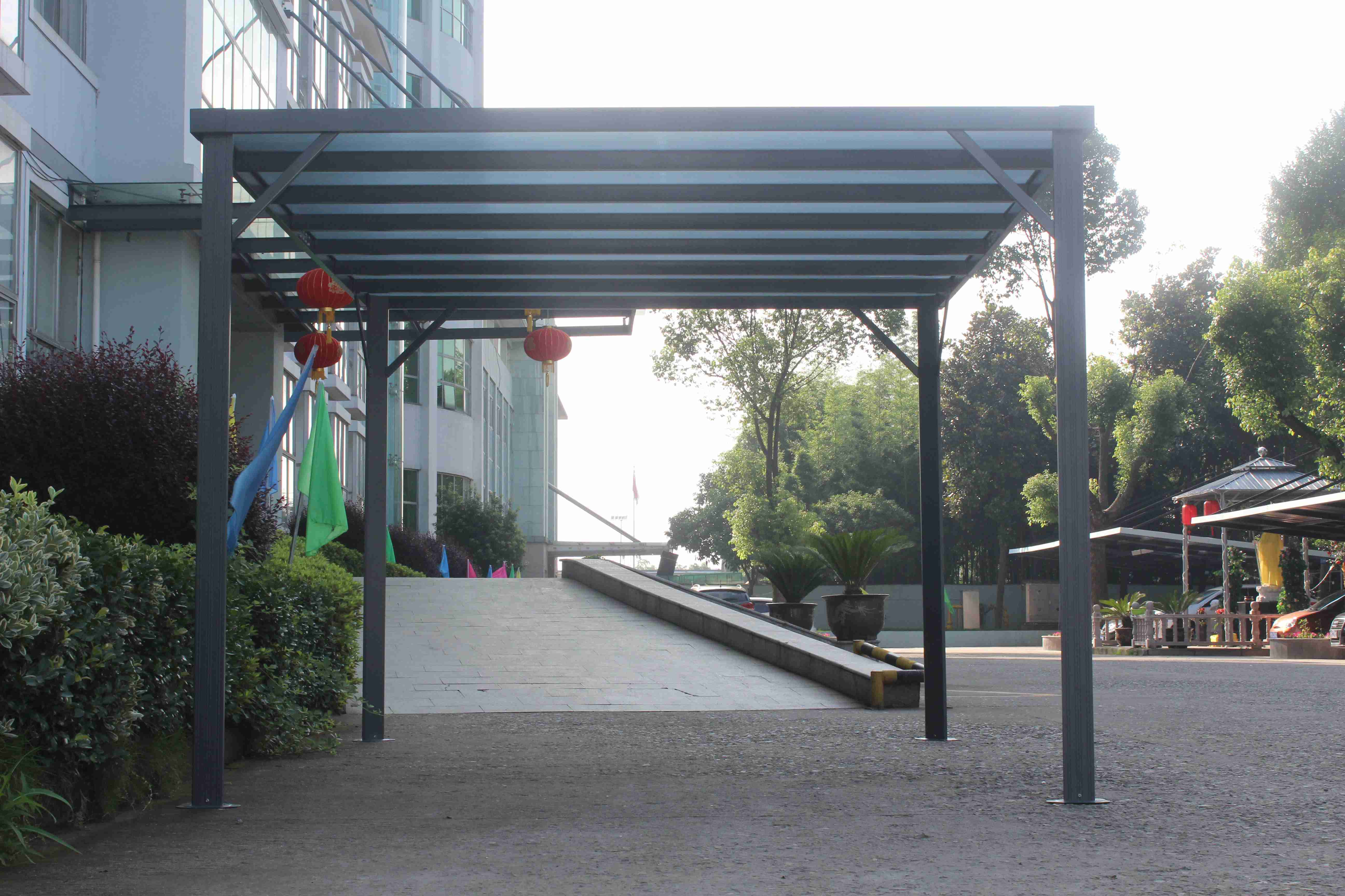 KOZEN factory Luxury Large Aluminum Patio Gazebo Glass Material Metal Gazebo Having overseas warehouses