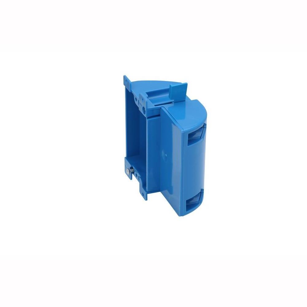 Work Outlet Box 1 Gang single B117RSW Blue recessed floor outlet box outdoor switch box  non-metallic With Bracket