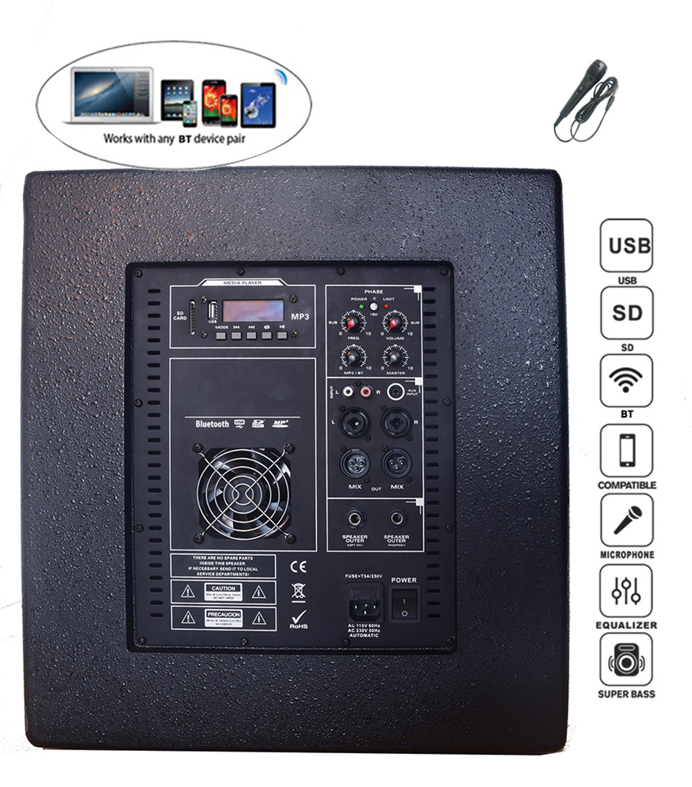 High Power Professional audio 5000W 18