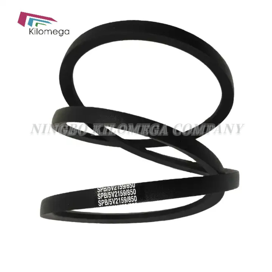 High quality type A B C D E Generator Pulley Transmission triangle V belt Rubber Fan wrapped narrow banded joint V belt