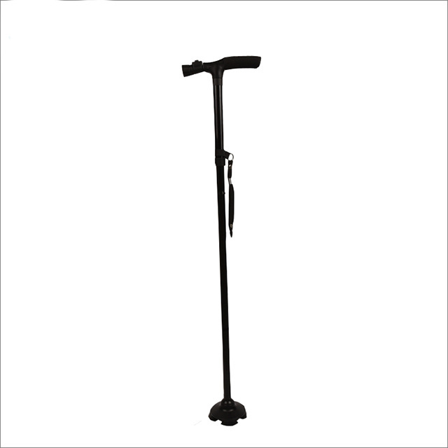 elderly foldable cane aluminum old men led light telescopic folding walking stick