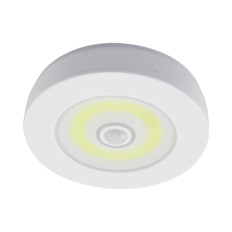 Wireless Motion-Activated Ceiling/Wall LED Light Battery-Operated cabinet Light sensor light for indoor