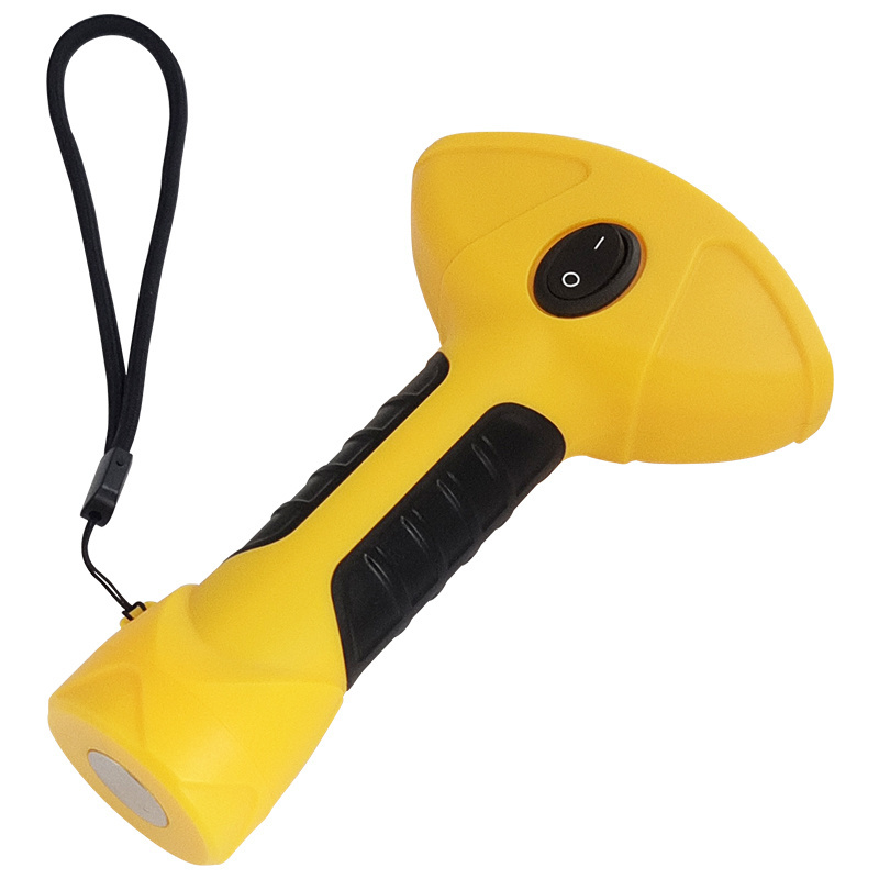 New ABS Plastic LED COB Flashlight Mini Portable Hand Lantern AAA Battery Operated LED Torch Working Lights with Magnet