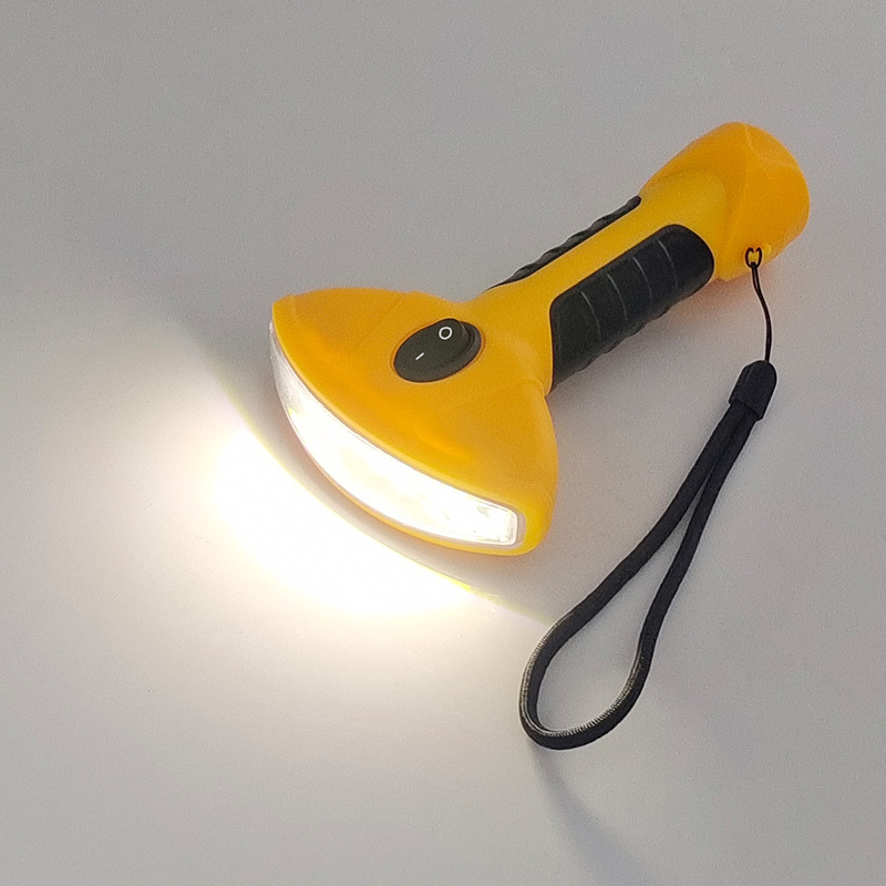 New ABS Plastic LED COB Flashlight Mini Portable Hand Lantern AAA Battery Operated LED Torch Working Lights with Magnet