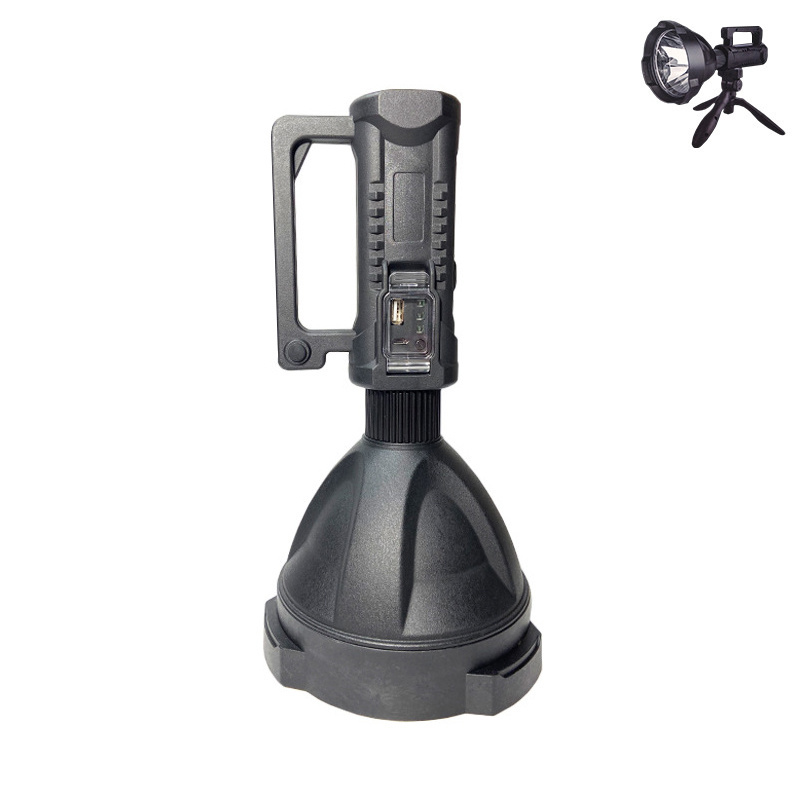 Small Size Super Bright Rechargeable Powerful Led Searchlight Tripod Work Light for Outdoor hunting