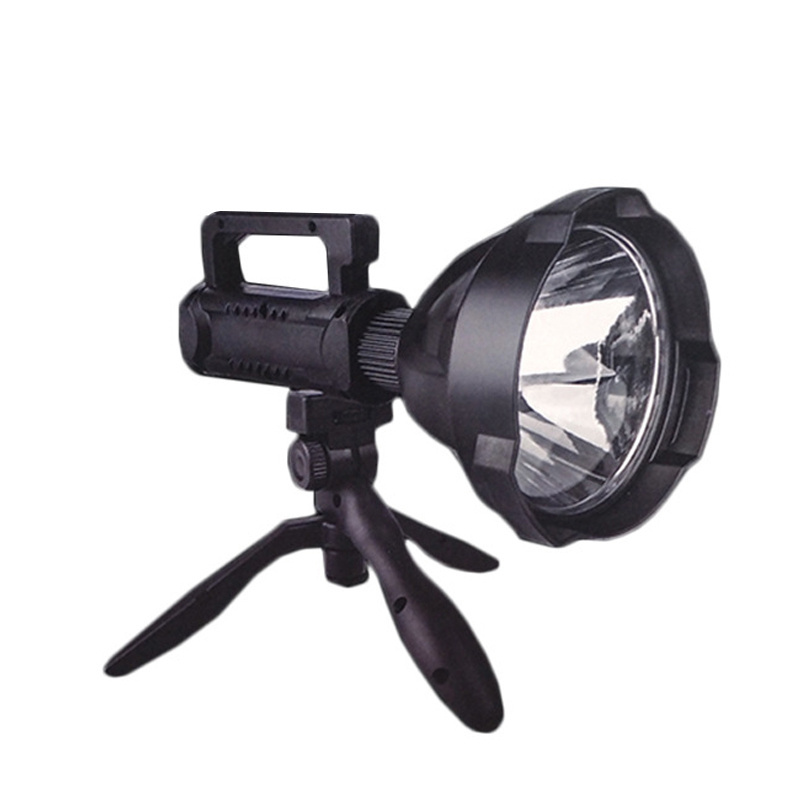 Small Size Super Bright Rechargeable Powerful Led Searchlight Tripod Work Light for Outdoor hunting