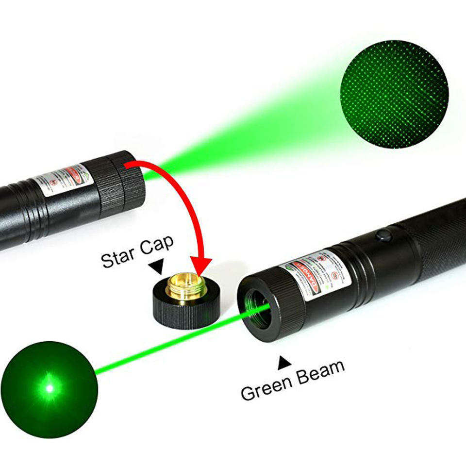 Hot Selling Powerful Green 303 Sight Focus Torch Pen Charging Lazer Pointer Rechargeable Light LED Laser Torch with Safety Lock