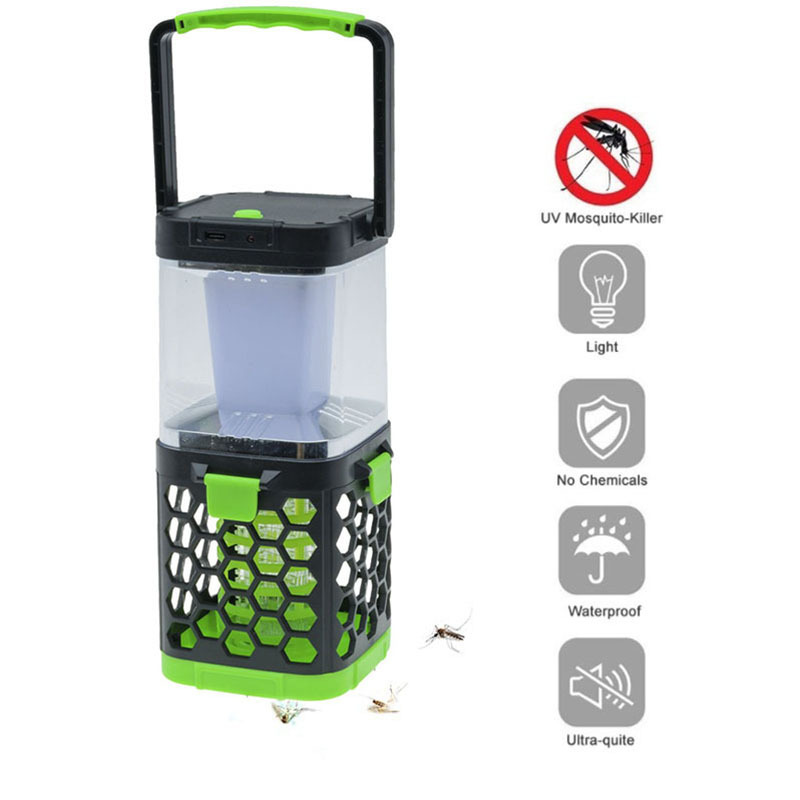 Multifunction Portable Table Lamp Outdoor LED Camping Lantern Hanging Light UV Mosquito Lighting Camping Lamp