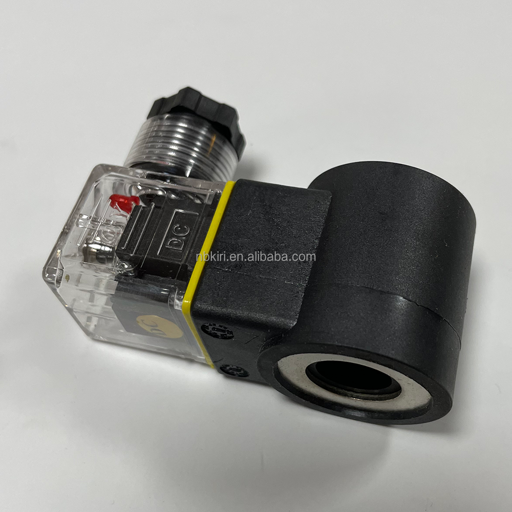 16mm hole diameter Hydraulic Cartridge AC220V/DC24V Solenoid Valves Coils for Hydraulic Directional Control Solenoid Valve