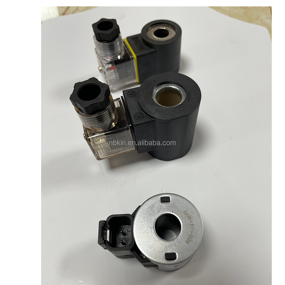 16mm hole diameter Hydraulic Cartridge AC220V/DC24V Solenoid Valves Coils for Hydraulic Directional Control Solenoid Valve