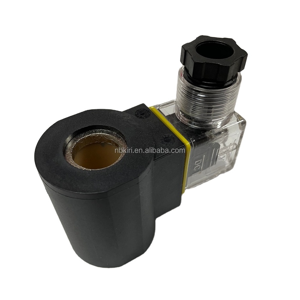 16mm hole diameter Hydraulic Cartridge AC220V/DC24V Solenoid Valves Coils for Hydraulic Directional Control Solenoid Valve