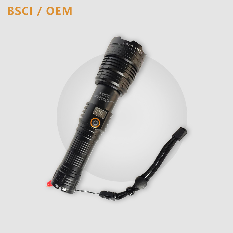 Laser high-power LED strong light charging super bright long-range flashlight outdoor multi-function portable lamp