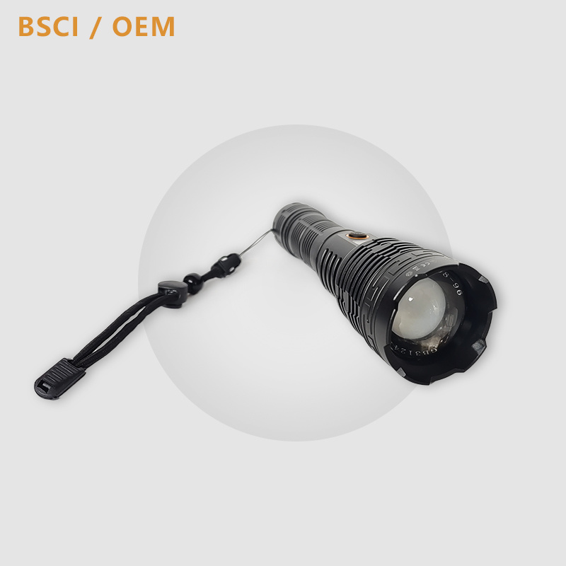 Laser high-power LED strong light charging super bright long-range flashlight outdoor multi-function portable lamp