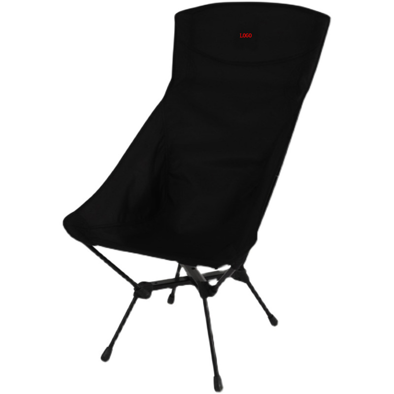 outdoor camping Picnic portable black High Back zero gravity folding chair