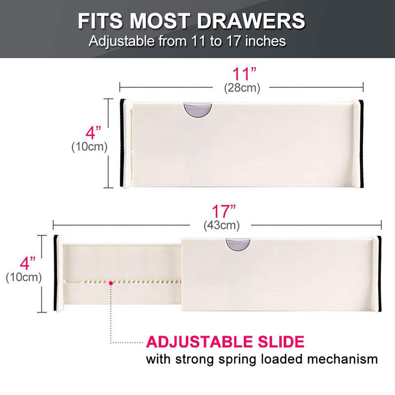 Drawer Dividers Organizer Adjustable Separators 4