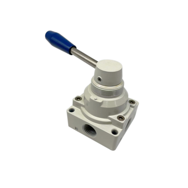 4HV Series 4HV210-06/08 2 Position 4 Way 3 Position 4 Way Manual Hand Operating Air Switch Pneumatic Hand Rotary Valve