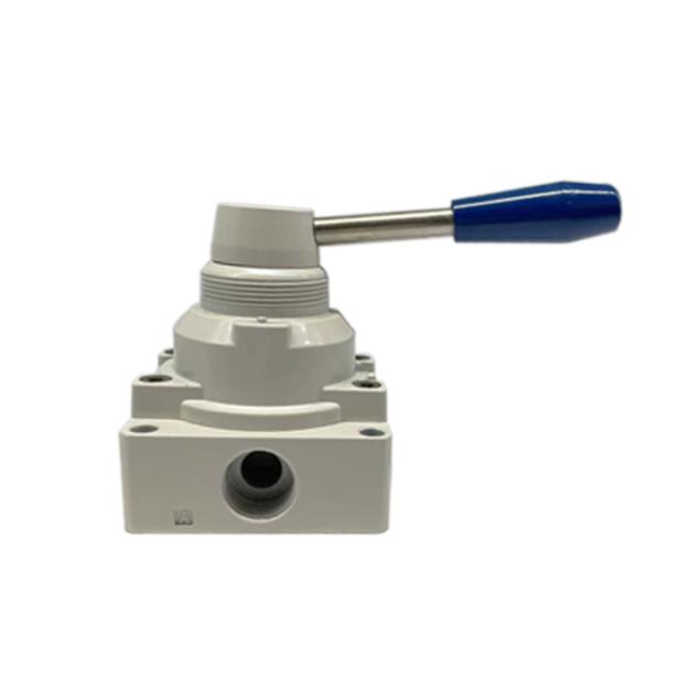 4HV Series 4HV210-06/08 2 Position 4 Way 3 Position 4 Way Manual Hand Operating Air Switch Pneumatic Hand Rotary Valve