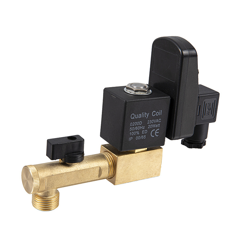 OPT Series OPT-A OPT-B 2 Way Brass Body Mechanical Solenoid Flow Control Valve Pneumatic Timer Electronic Auto Water Drain Valve