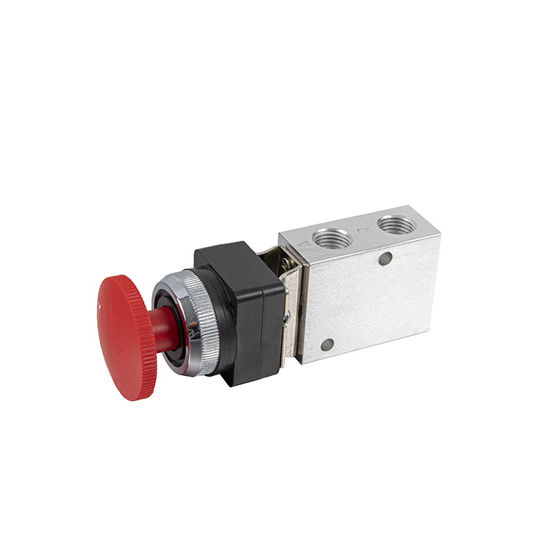 JM Series JM-05 JM-06 JM-06A JM-07 3/2 Way G1/4 Flat-head Push Button Air Hand Manual Control Pneumatic Mechanical valve