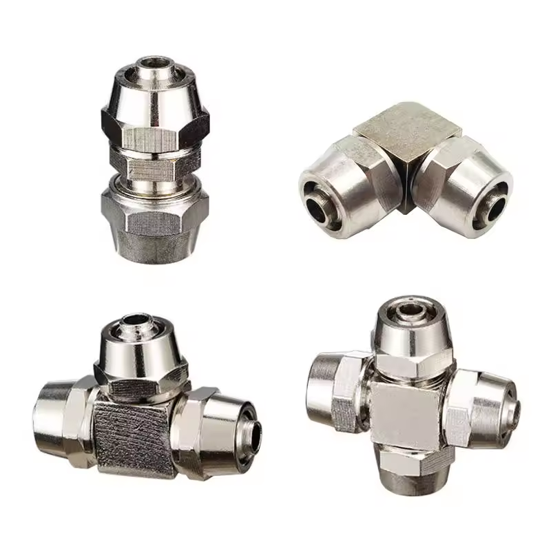 PEG Type KL PU PV PE PZA Elbow  Tee Cross Locking Air Hose Tube Quick Twist Connector One Touch Push in Pneumatic Fittings