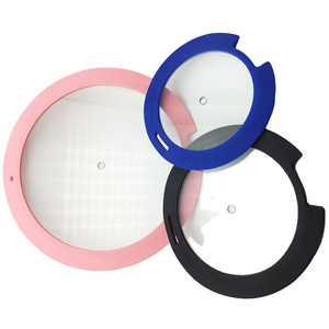 Wholesale Of New Products Light Weight Silicone Lid Tempered Glass Cover For Pot